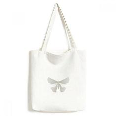 Imagem de Bolsa de lona abstrata com estampa de origami borboleta  bolsa de compras casual