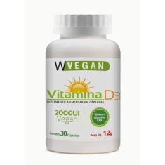 Imagem de Vitamina D3 2000 UI 30 capsulas WVegan 2.000UI