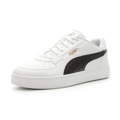 Imagem de PUMA Tênis masculino Caven 2.0, Puma Branco-Puma Preto - Ouro, 12