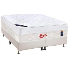 Imagem de Cama Box King: Colchão Molas Ensacadas Castor Pocket Gold Star Vitagel