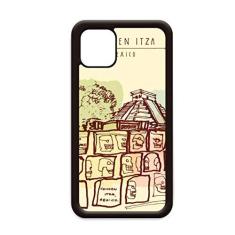 Imagem de Capa Chichen Itza México desenho de civilização antiga para iPhone 11 Pro Max para Apple Mobile Case Shell