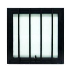 Imagem de Janela Maxiar De Banheiro Grade Preto 60x60 [f123]