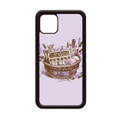 Imagem de Capa para iPhone 12 Pro Max com pintura de plantas de flores presente para Apple Mini Mobile Case