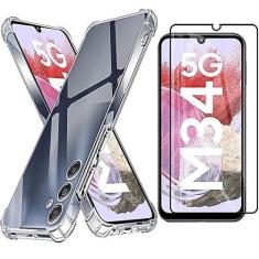 Imagem de Kit para M34 Capa Capinha Transparente + Película 3D de Vidro para Sam