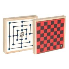 Imagem de Jogo De Tabuleiro Dama E Trilha - Iob