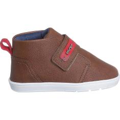 Imagem de Tênis Infantil Neném Pé com Pé Casual Caramelo Confortável Menino-Masculino