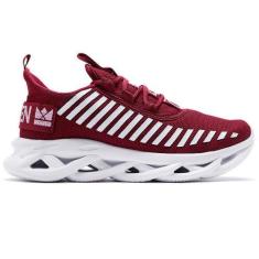 Imagem de Tênis masculino Confortavel Esporte Academia Corrida  - Oldsen, Bordô,