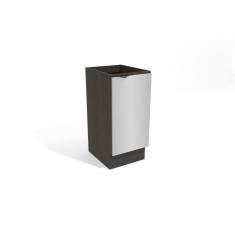 Imagem de Balcão para Cozinha 1 Porta Kappesberg Onix/Steel