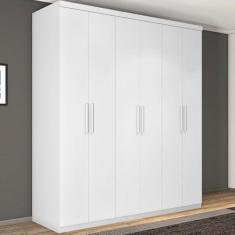 Imagem de Guarda Roupa Dubai Casal Seis Portas Branco
