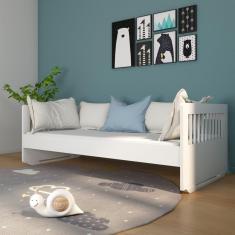 Imagem de Cama Sofá  Infantil Neo Timber Branco