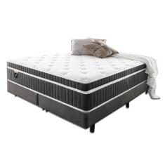 Imagem de Base Box King Somiê 198x158cm Sognare Marrom