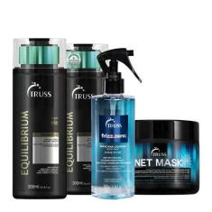 Imagem de Kit Truss Equilibrium Mask Frizz Zero (4 Produtos)