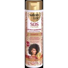 Imagem de Shampoo Sos Ricino E Queratina 300ml - Salon Line