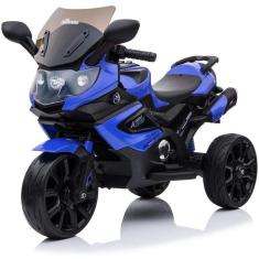 Imagem de Mini Moto Elétrica Infantil Triciclo Luxo Azul 12V Baby Style 998519