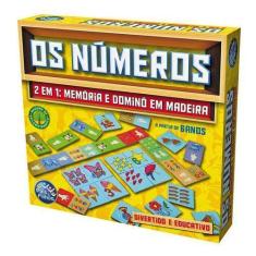 Imagem de Brinquedo Infantil 02 Em 01 Jogo Da Memória E Dominó Os Núme - Pais &