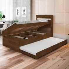Imagem de Cama Solteiro Malbec Off White Com Auxiliar