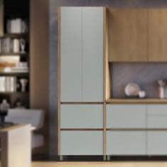 Imagem de Paneleiro 2 Portas 2 Gavetas 70cm Nesher 100% Mdf Rainha - Nesher Móve