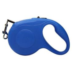 Imagem de Guia Retrátil Automática 5M Para Passeio Cachorro Gato Azul - Western