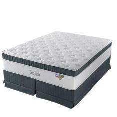 Imagem de Conjunto Cama Box  + Colchão Queen Size Mola ENSACADA Nature Confort 1