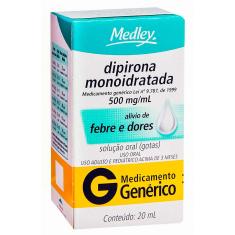 Imagem de Dipirona Monoidratada 500mg/ml Medley Gotas com 20ml 20ml