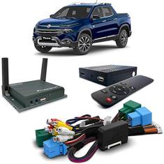 Imagem de TV Digital Full HD e Espelhamento Fiat Toro 2021 Faaftech FT-VF-UC4