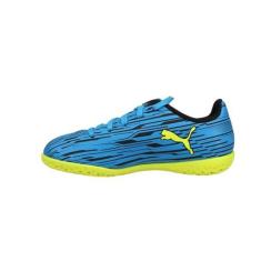 Imagem de PUMA Tênis de futebol unissex Rapido III, Ocean Dive-Yellow Alert-Puma Black, 11 Big Kid