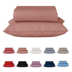 Imagem de Jogo De Cama Solteiro 2 Peças 100% Algodão Com Elástico