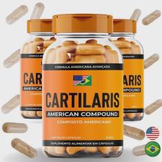 Imagem de Kit 3 Potes Cartilaris 180 Capsulas Suplemento Natural