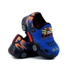 Imagem de Tênis Infantil Menino Carro com Led Conforto Macio Dia a Dia