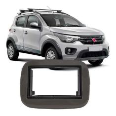 Imagem de Moldura 2 Din Fiamon Fiat Mobi Marrom