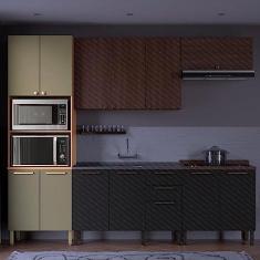 Imagem de Paneleiro Torre Quente Sálvia 70cm Para Micro e Freijó/verde