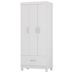 Imagem de Guarda Roupa Solteiro 03 Portas 31060 Branco Demobile
