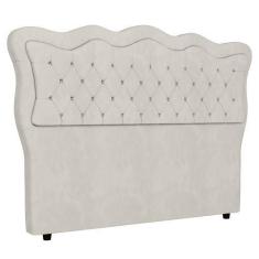 Imagem de Cabeceira Casal Queen Cama Box 160cm Oregon I02 Veludo Bege - Mpozenat