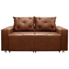 Imagem de Sofá Retrátil E Reclinável 2 Lugares Bariloche 1.50cm Veludo Terracota