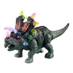 Imagem de Boneco Dinossauro Agujaceratops Verde Com Luz E Som (Dmt 5134) - Dm To
