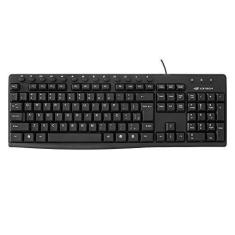 Imagem de Teclado Multimidia C3Tech KB-M30BK resistente a água USB ABNT3 Preto