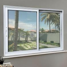 Imagem de Janela Elite 2 Folhas Moveis 100 X 100 Vidro Liso Branco
