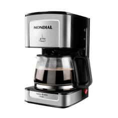 Imagem de Cafeteira Elétrica Mondial Dolce Arome Vidro C-43-20X-SI 20 Xícaras 550W – Preto/Inox