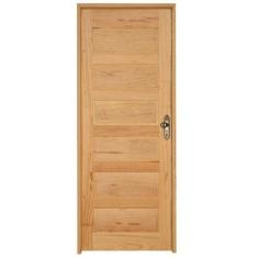 Imagem de Kit Porta de Madeira Esquerda 213cmx104,5cmx12cm PE28 Esel