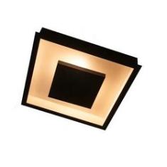 Imagem de Luminária Plafon Luz Indireta Embutir 40x40cm 4 Lâmpadas Preto RL