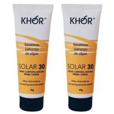Imagem de Kit 2 Protetores Solares Naturais - Fps30 - 50G - Khor