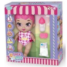 Imagem de Boneca Lecca Lecca Sorvete Rosa Com Acessórios - Pupee Brinquedos