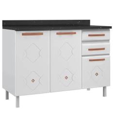 Imagem de Balcão com tampo 3 Portas 2 Gavetas Mirage New Telasul