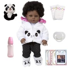 Imagem de Boneca Reborn Princesa Pandinha Negra Olho Castanho + Itens