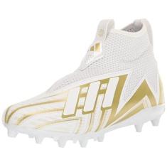 Imagem de adidas Tênis masculino Freak Spark 23, Branco/Ouro metálico, 9.5