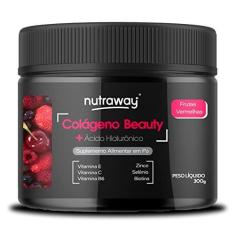 Imagem de Colágeno Beauty Nutraway sabor Frutas Vermelhas 300g