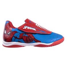 Imagem de Chuteira Dray Futsal Marvel Homem Aranha Infantil Azul
