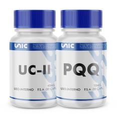 Imagem de Kit colageno tipo 2 (UC2) 30caps + pqq (Pirroloquinolina quinona) 10mg 30Caps