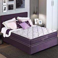 Imagem de Conjunto Cama Box Colchão Casal 32cmx138cmx188cm Kappes Kappesberg Berinjela