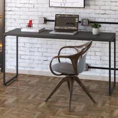 Imagem de Mesa Escrivaninha Dynamica Preto ônix/Preto 11069 - Compace